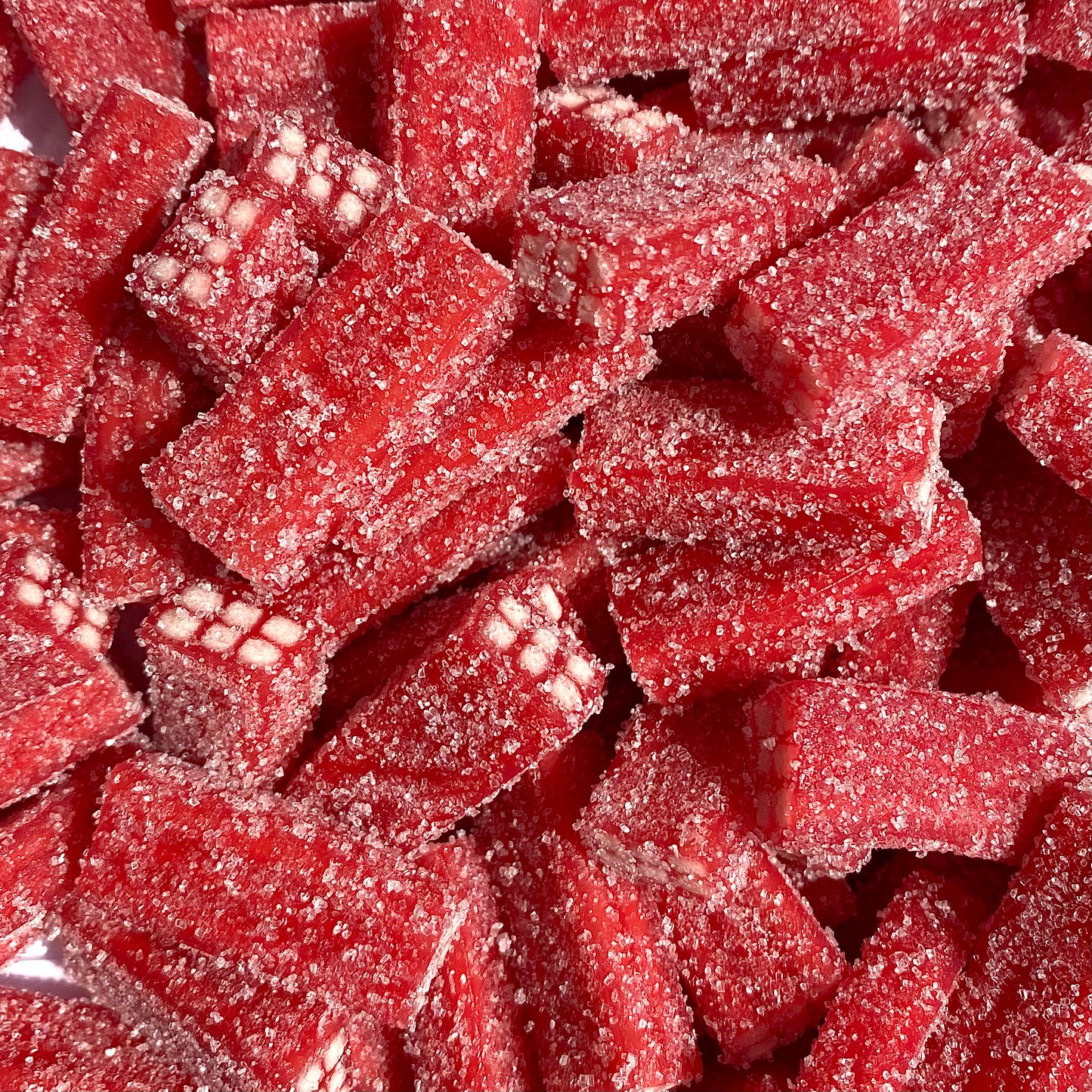 Sour Strawberry Bricks